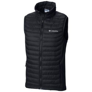 Columbia Muške Prsluci - Powder Pass Tall Crne | TBHM-36945